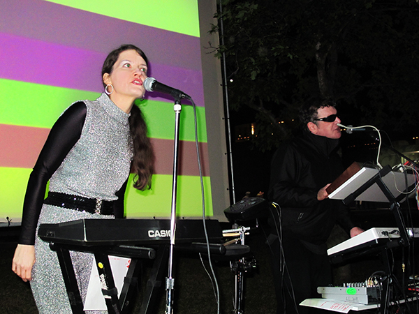 Jess plays the theremin