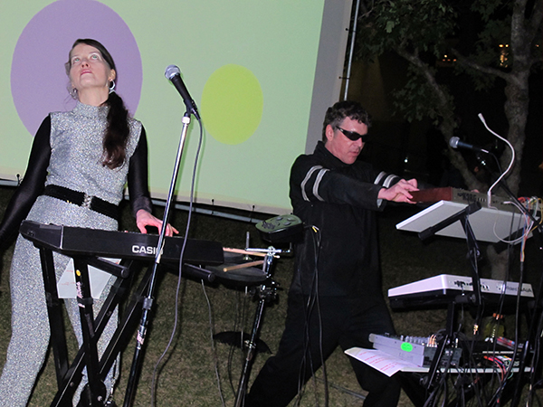 Jess plays the theremin